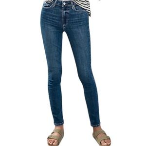 * Paige Hoxton High Waisted Mom Jeans Size 31 Denim High Rise Ankle Skinny